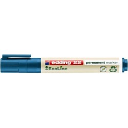 Marker permanentny EDDING ecoLine 22 niebieski 1-5 mm