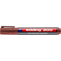 Marker permanentny EDDING 300 brązowy 1.5-3mm