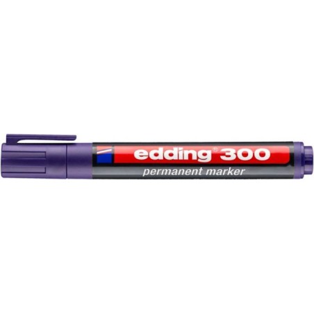 Marker permanentny EDDING 300 fioletowy 1.5-3mm