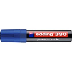 Marker permanentny EDDING 390 niebieski 4-12 mm