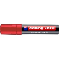 Marker permanentny EDDING 390 czerwony 4-12mm