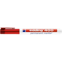 Marker permanentny EDDING 400 czerwony 1mm