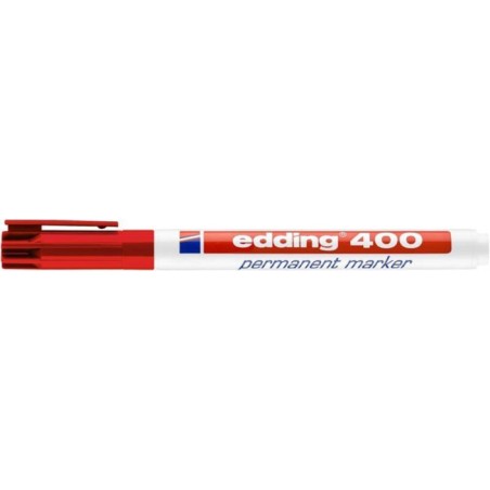Marker permanentny EDDING 400 czerwony 1mm