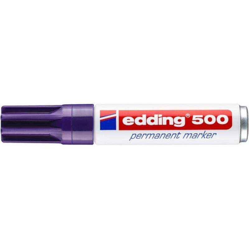 Marker permanentny EDDING 500 fioletowy 2-7mm