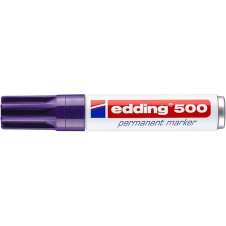 Marker permanentny EDDING 500 fioletowy 2-7mm