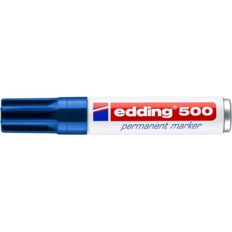 Marker permanentny EDDING 500 niebieski 2-7mm