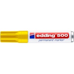 Marker permanentny EDDING 500 żółty 2-7mm