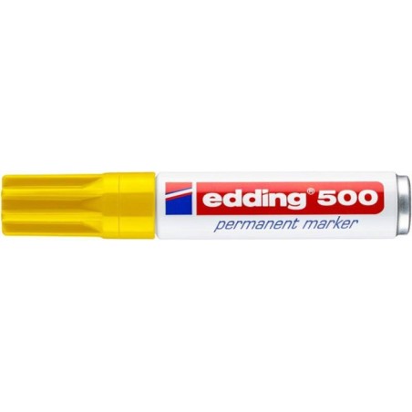Marker permanentny EDDING 500 żółty 2-7mm