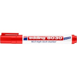 Marker permanentny EDDING 8030 czerwony 1.5-3mm