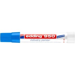 Marker przemysłowy w paście EDDING 950 niebieski 10mm
