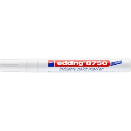 Marker olejowy EDDING przemysłowy 8750 biały 2-4mm