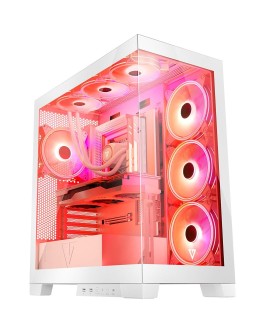 MODECOM OBUDOWA VOLCNO SPACE APEX ARGB MIDI WHITE