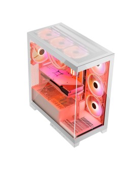 MODECOM OBUDOWA VOLCNO SPACE APEX ARGB MIDI WHITE