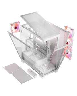 MODECOM OBUDOWA VOLCNO SPACE APEX ARGB MIDI WHITE