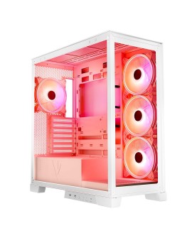 MODECOM OBUDOWA VOLCNO SPACE APEX ARGB MIDI WHITE