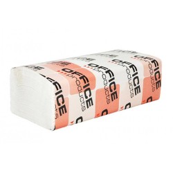 Ręcznik papierowy dwuwarstwowy celulozowy OFFICE PRODUCTS ZZ biały 150 listków 20szt.