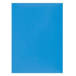 Teczka z gumką A4 OFFICE PRODUCTS jasnoniebieska karton 300gsm