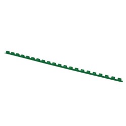 Grzbiet plastikowy 6mm (25 kartek) OFFICE PRODUCTS zielony 100 szt.