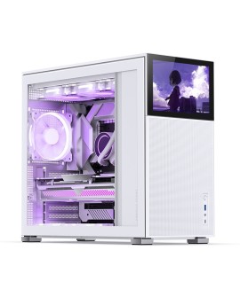 Jonsbo D41 MESH Screen ATX Tempered Glass - white