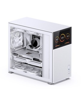 Jonsbo D41 MESH Screen ATX Tempered Glass - white