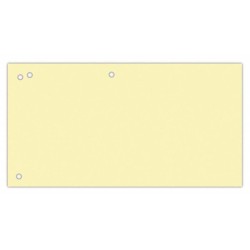 Przekładki 1/3 A4 OFFICE PRODUCTS żółte karton 190g/m² 100szt