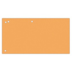 Przekładki 1/3 A4 OFFICE PRODUCTS pomarańczowe karton 190g/m² 100szt