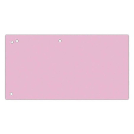 Przekładki 1/3 A4 OFFICE PRODUCTS różowe karton 190g/m² 100szt