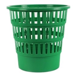 Kosz na śmieci 16l OFFICE PRODUCTS zielony plastik ażurowy