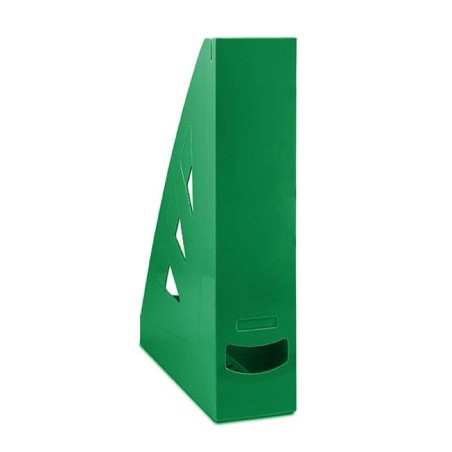 Pojemnik na czasopisma A4/70mm OFFICE PRODUCTS zielony plastikowy ażurowy