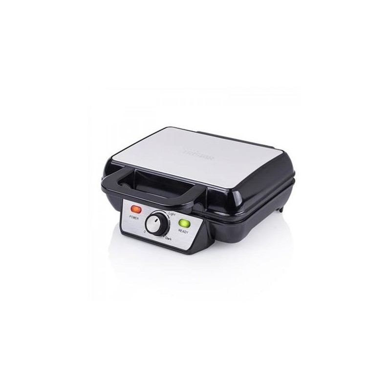 Tristar WF-2195 gofrownica 2 gof. 1000 W Czarny, Stal nierdzewna