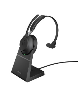 Jabra 26599-889-989 słuchawki/zestaw słuchawkowy Bezprzewodowy Opaska na głowę Biuro/centrum telefoniczne USB Typu-A Bluetooth