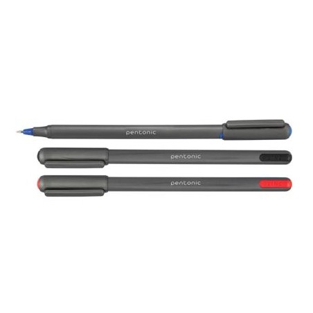 Długopis kulkowy LINC PENTONIC S-7024BLK-DZ czarny 1.0 srebrna obudowa