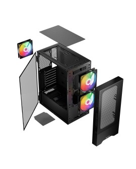 LOGIC OBUDOWA ARYA ARGB MIDI USB 3.0 BLACK