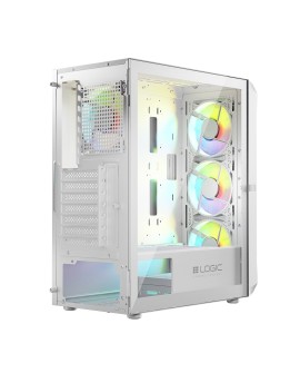 LOGIC OBUDOWA PORTOS ARGB MIDI USB 3.0 WHITE