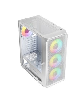LOGIC OBUDOWA PORTOS ARGB MIDI USB 3.0 WHITE