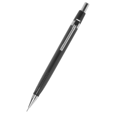 Ołówek automatyczny z gumką Q-CONNECT czarny 0.5