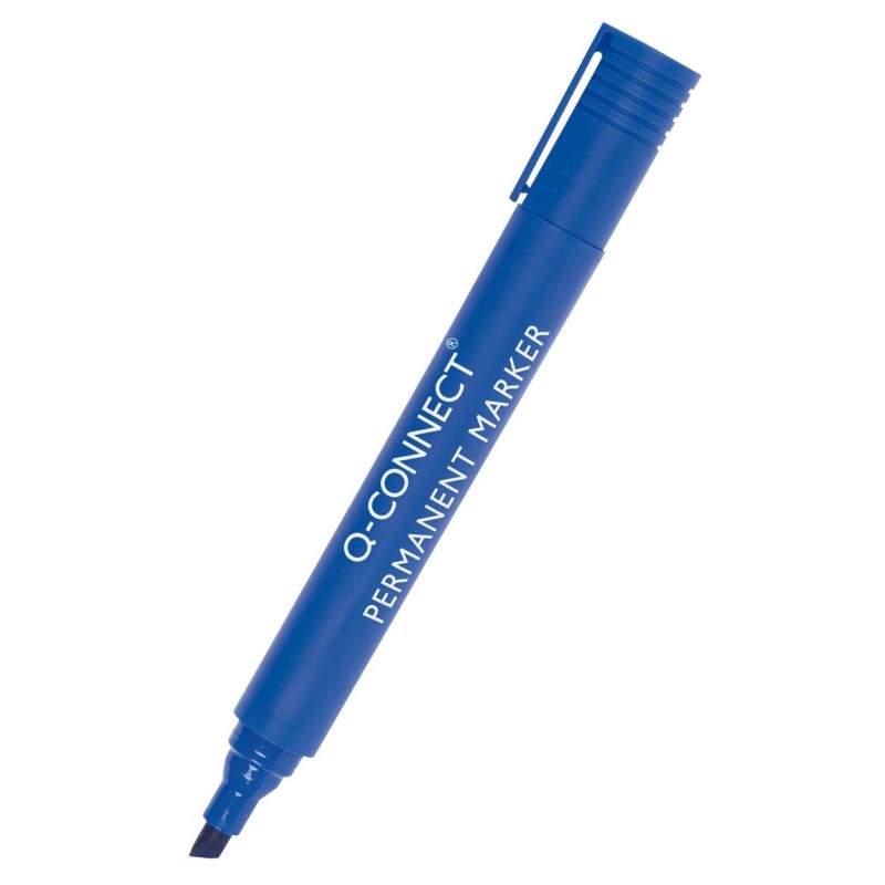 Marker permanentny Q-CONNECT niebieski ścięta 3-5mm