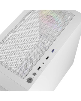 LOGIC OBUDOWA PORTOS ARGB MINI USB 3.0 WHITE
