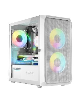 LOGIC OBUDOWA PORTOS ARGB MINI USB 3.0 WHITE