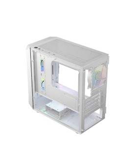 LOGIC OBUDOWA PORTOS ARGB MINI USB 3.0 WHITE