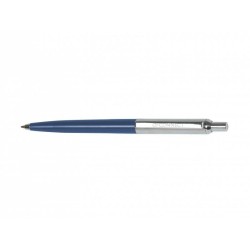 Długopis  automatyczny Q-CONNECT PRESTIGE niebieski 0.7mm niebiesko/srebrna obudowa