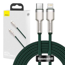 Kabel USB-C do Lightning Baseus 2m (zielony)