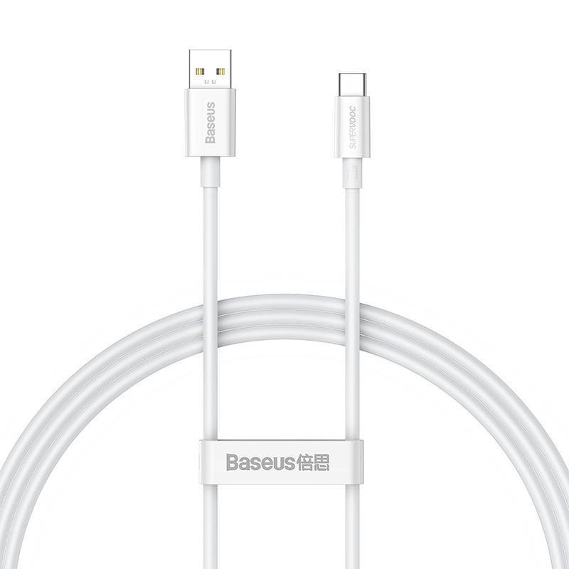 Kabel USB do USB-C Baseus Superior Series, 65W, 1m (biały)