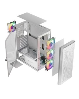 LOGIC OBUDOWA ARAMIS ARGB MIDI USB 3.0 WHITE