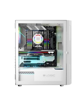 LOGIC OBUDOWA ARAMIS ARGB MIDI USB 3.0 WHITE
