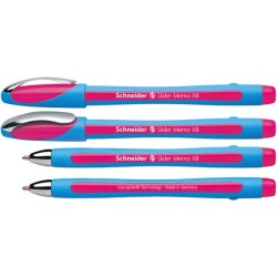 Długopis SCHNEIDER Slider Memo różowy XB