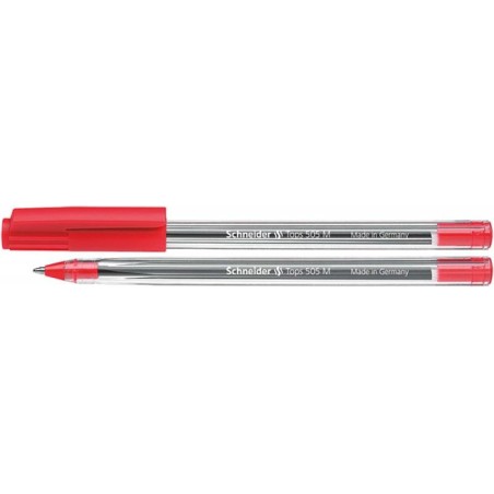 Długopis SCHNEIDER Tops 505 czerwony M