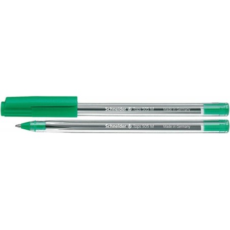 Długopis SCHNEIDER Tops 505 zielony M