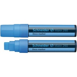 Marker kredowy  SCHNEIDER Maxx 260 Deco jasnoniebieski 5-15mm