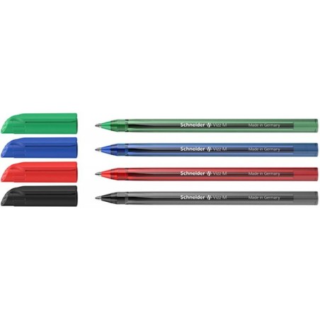 Długopisy SCHNEIDER VIZZ mix kolorów 4szt